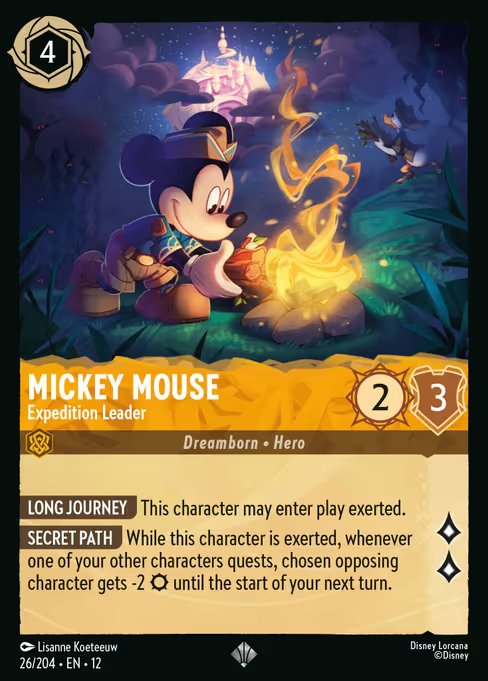Mickey Mouse - Líder da Expedição