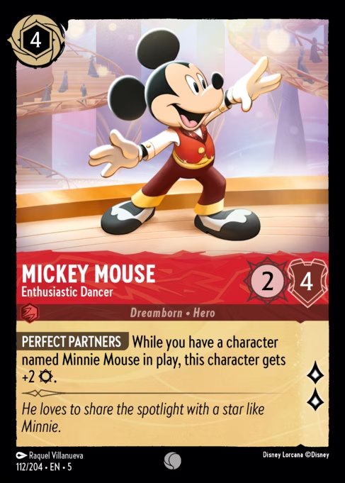 Mickey Mouse - Dançarino Enthusiastic