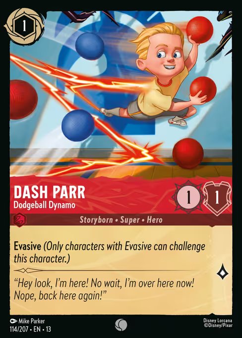 Dash Parr - Dinâmico de Dodgeball