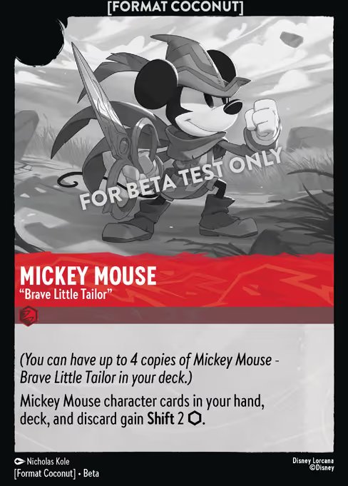 Mickey Mouse - Cobrador de Pequeno Tamanho