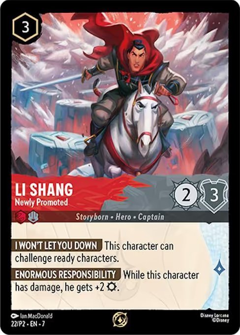 Li Shang - Recém Promovido