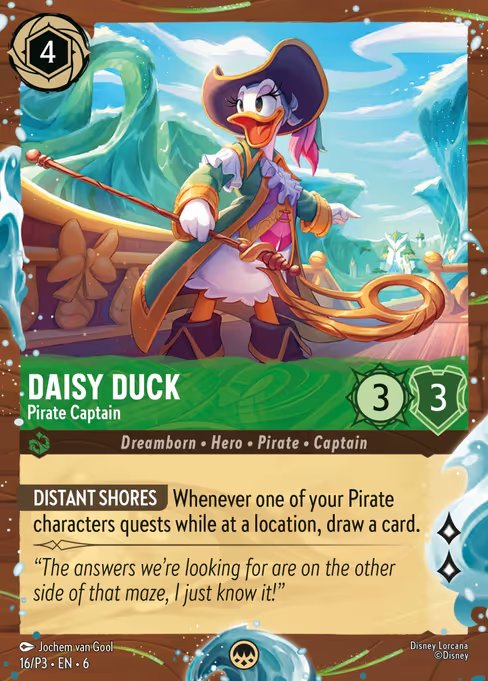 Daisy Duck - Capitão Pirata
