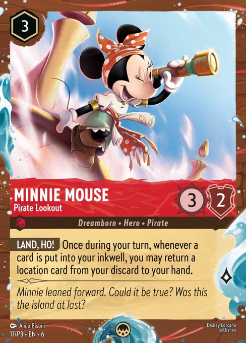 Minnie Mouse - Guarda-Costas Pirata