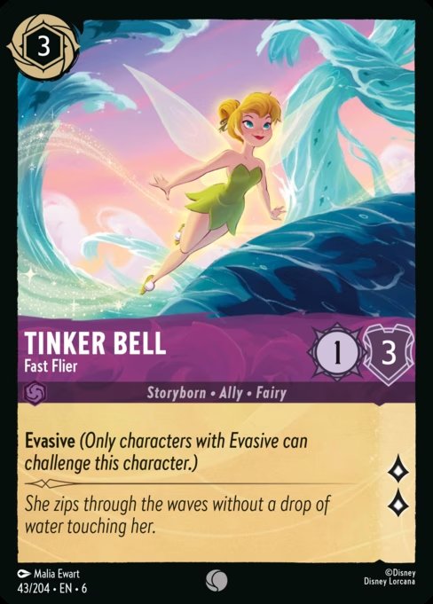 Tinker Bell - Voadora Rápida