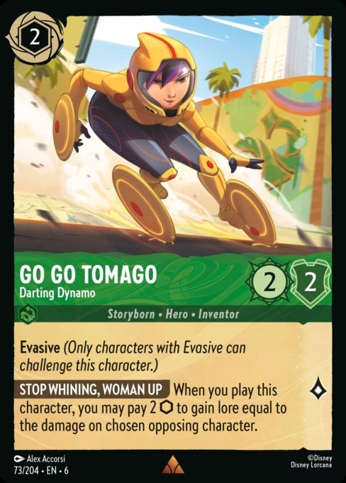 Go Go Tomago - Dinâmica de Dardo