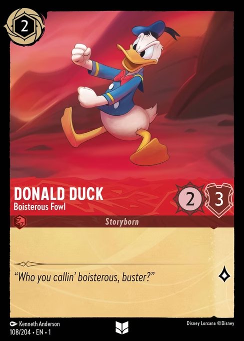 Donald Duck - Pássaro Barulhento