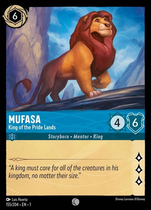 Mufasa - Rei dos Territórios da Glória