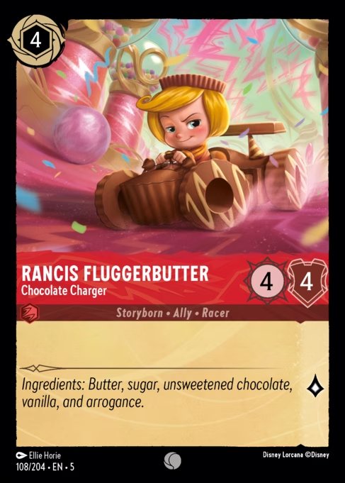 Rancis Fluggerbutter - Carregador de Chocolate