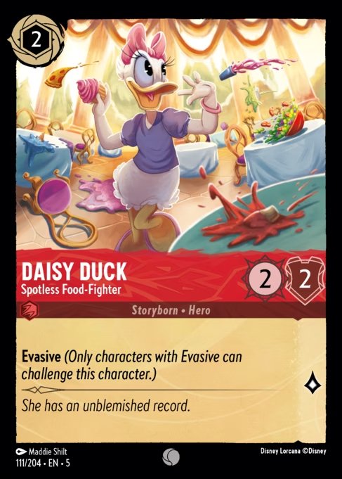 Daisy Duck - Lutadora de Alimentos Impecável