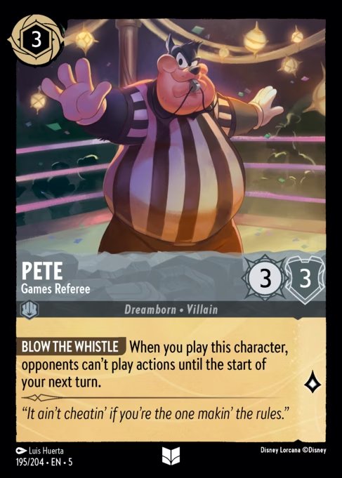 Pete - Árbitro de Jogos