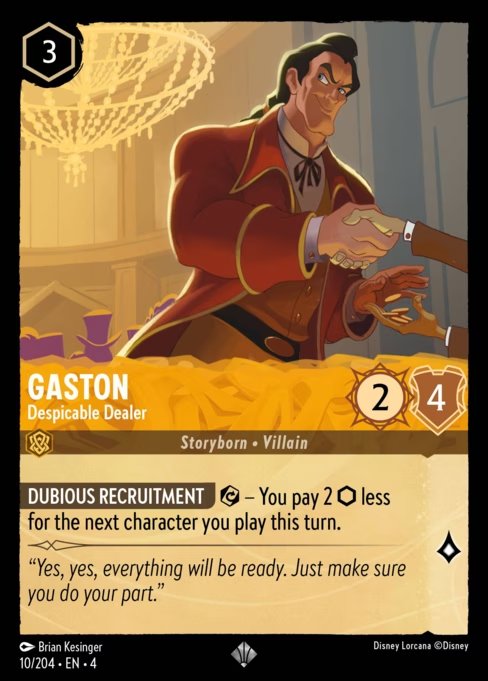 Gaston - Negociante Desconfiado