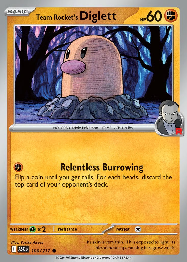 Team Rocket's Diglett