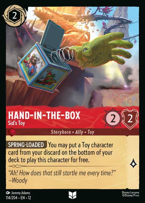 Hand-in-the-Box - Brinquedo de Sid